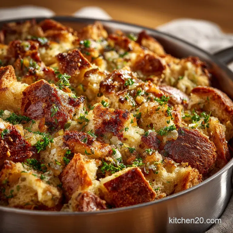 Thanksgiving Stuffing: The Ultimate Brown Butter Sage and Sourdough Recipe