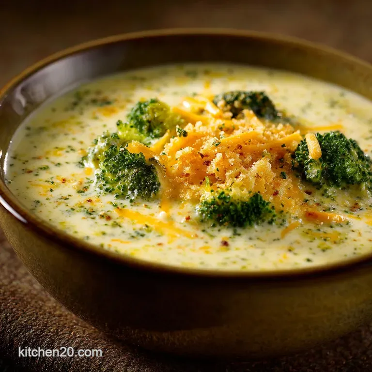 Broccoli Cheese Soup: the Ultimate Creamy Cozy Comfort Bowl presentation