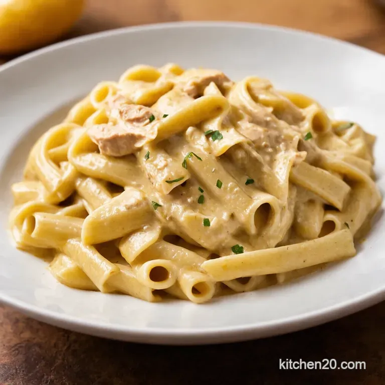 Ultimate Creamy Homemade Chicken Alfredo presentation