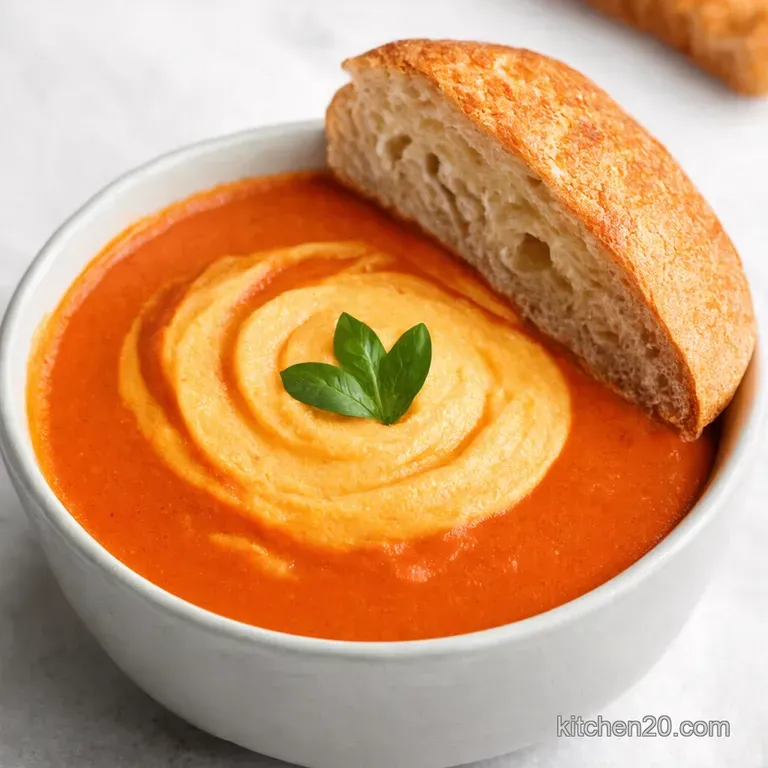 Ultimate Creamy Tomato Soup Bread Bowls
