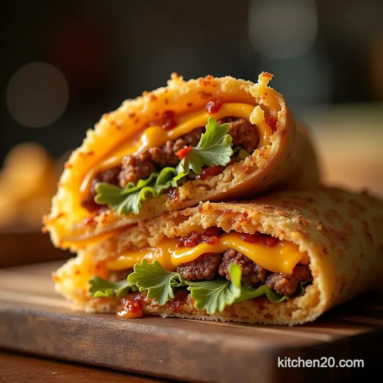 The Ultimate Homemade Crunchwrap Supreme Crispy Cheesy and Proper Good presentation