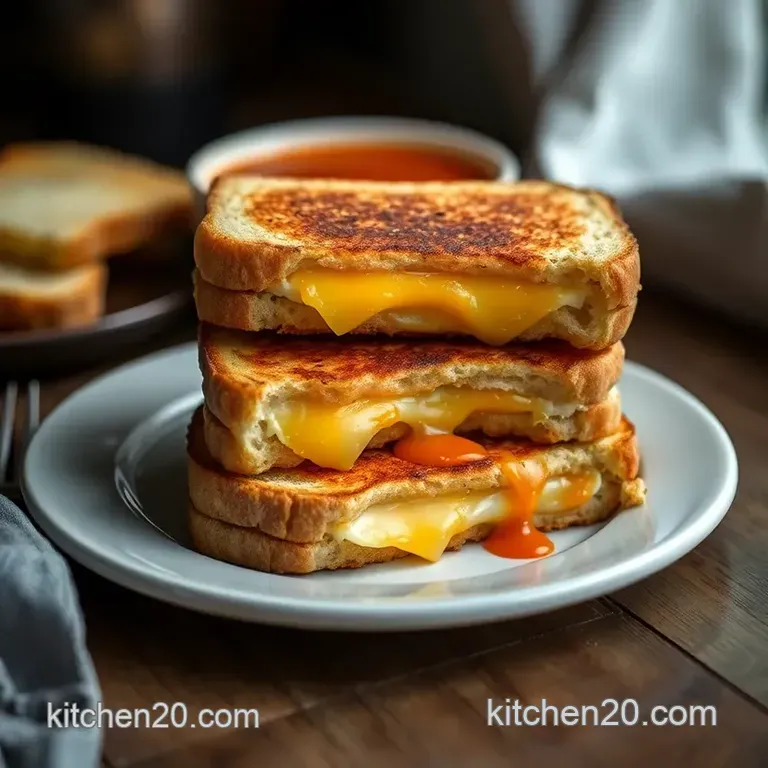 Ultimate Gourmet Grilled Cheese with Tomato Soup Pairing presentation