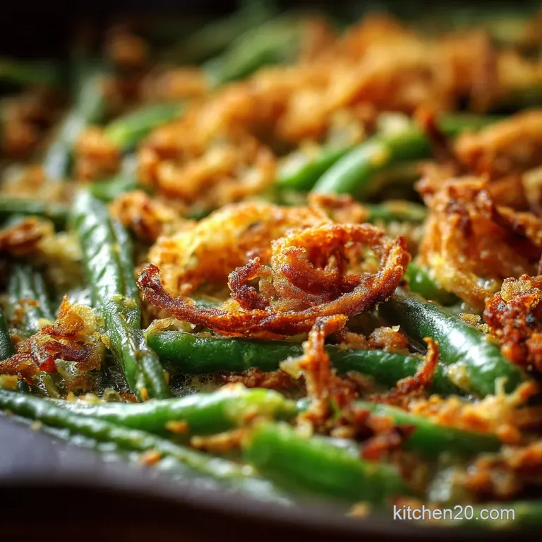 Green Bean Casserole: The Ultimate Recipe with From-Scratch Mushroom Sauce