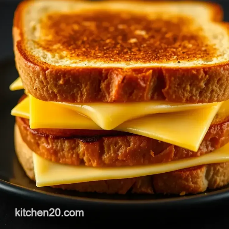 Ultimate Grilled Cheese Sandwich presentation