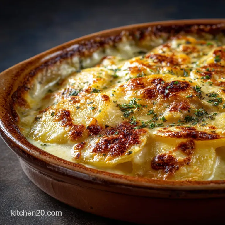 Chefs Classic Potatoes Au Gratin the Ultimate Comfort Bake presentation