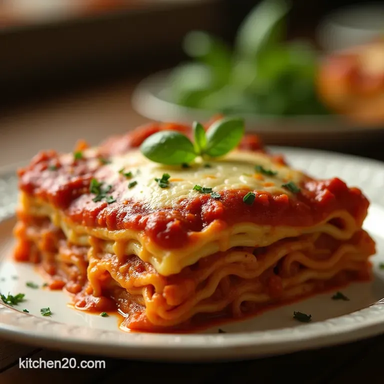 The Best Homemade Lasagna a True Taste of Nonnas Kitchen presentation
