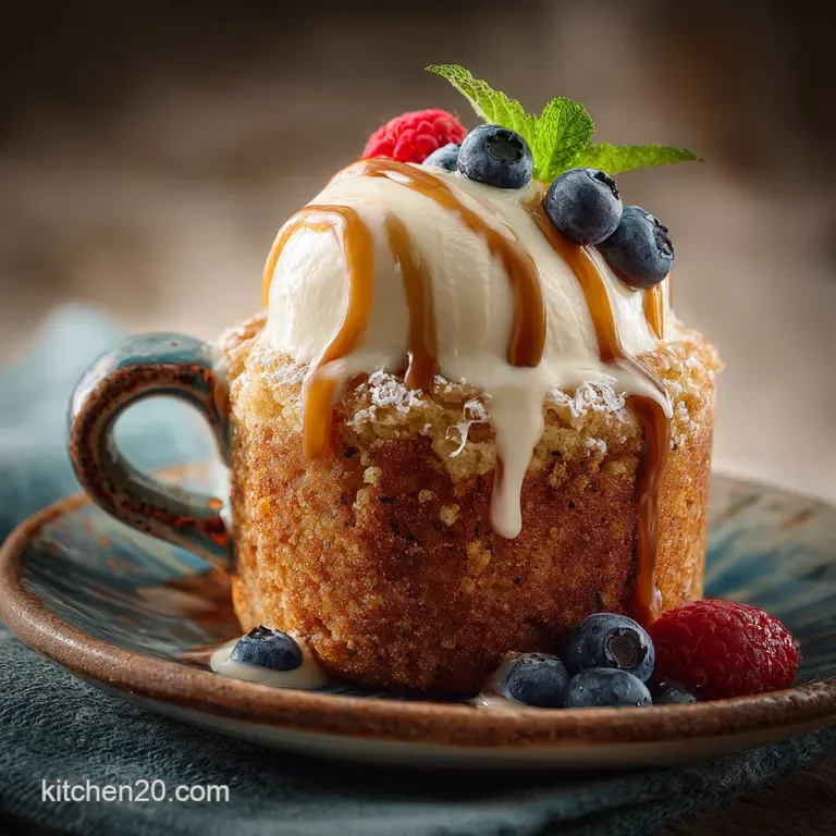 Vanilla Mug Cake: the Speedy Effortless 5-Minute Dessert presentation