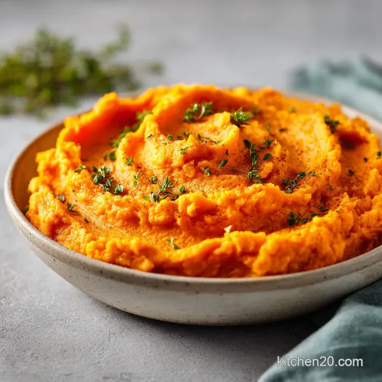 Velvety Mashed Sweet Potatoes