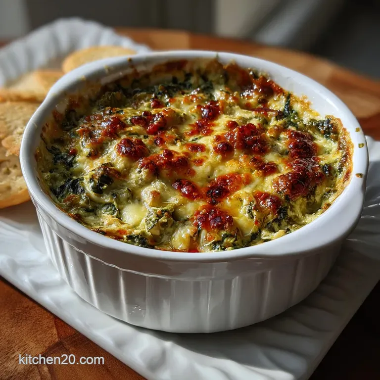 Spinach Artichoke Dip: Ultimate Creamy Finish