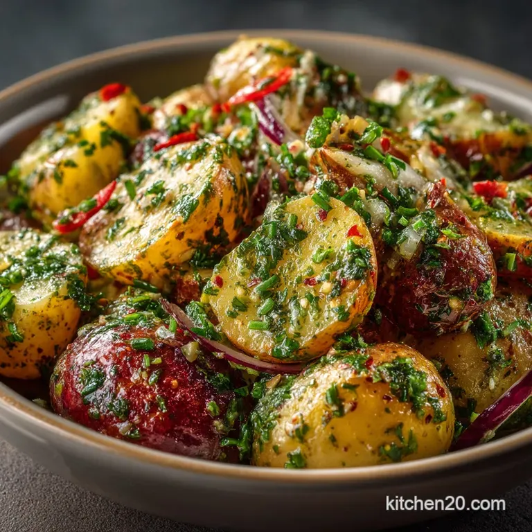 The Best Herb Potato Salad with Zesty Dijon Vinaigrette