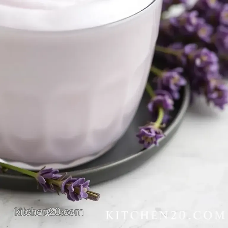 Whipped Lavender Fee Foam: A Floral Touch for Your Drinks presentation