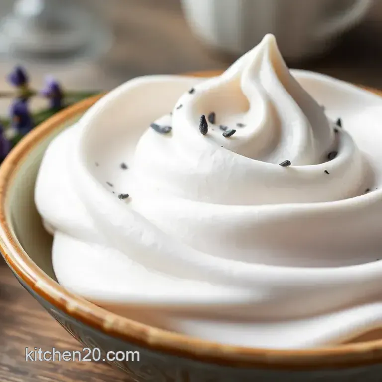 Whipped Lavender Fee Foam: A Floral Touch for Your Drinks