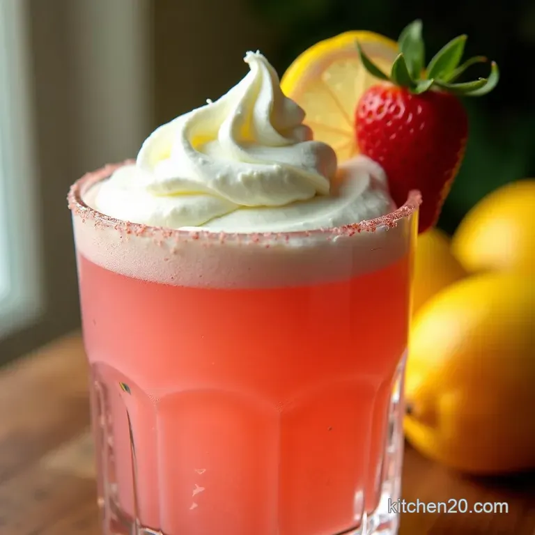 Whipped Pink Lemonade Clouds a Dreamy Summer Treat presentation