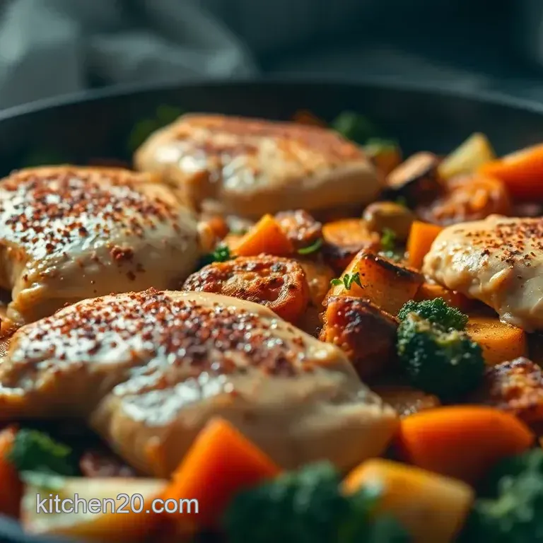 Wholesome One-Pan Chicken & Veggie Bake