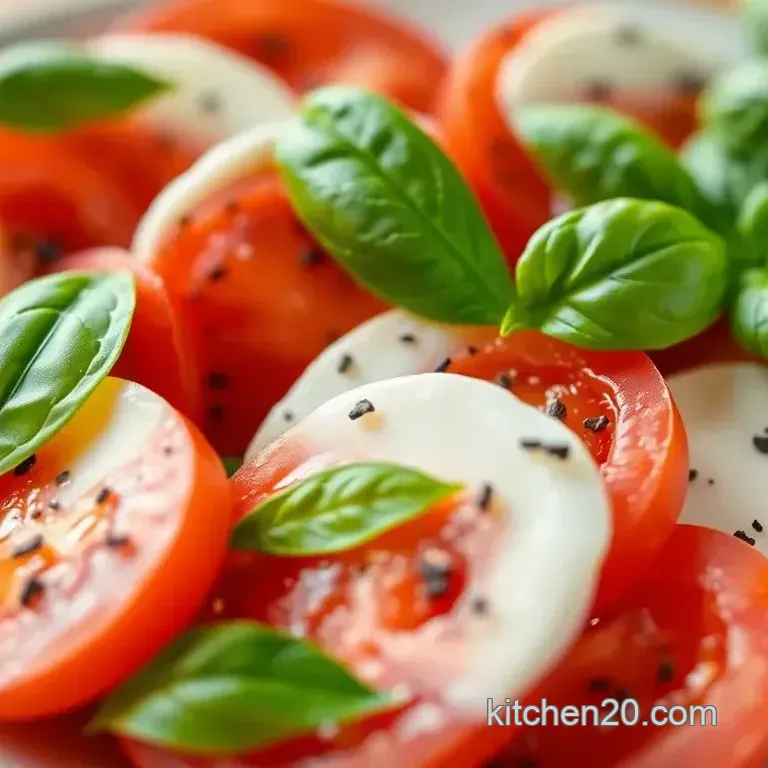 Wide angle macro photography chef: 5 Easy Ways to Create a Stunning Caprese Salad!