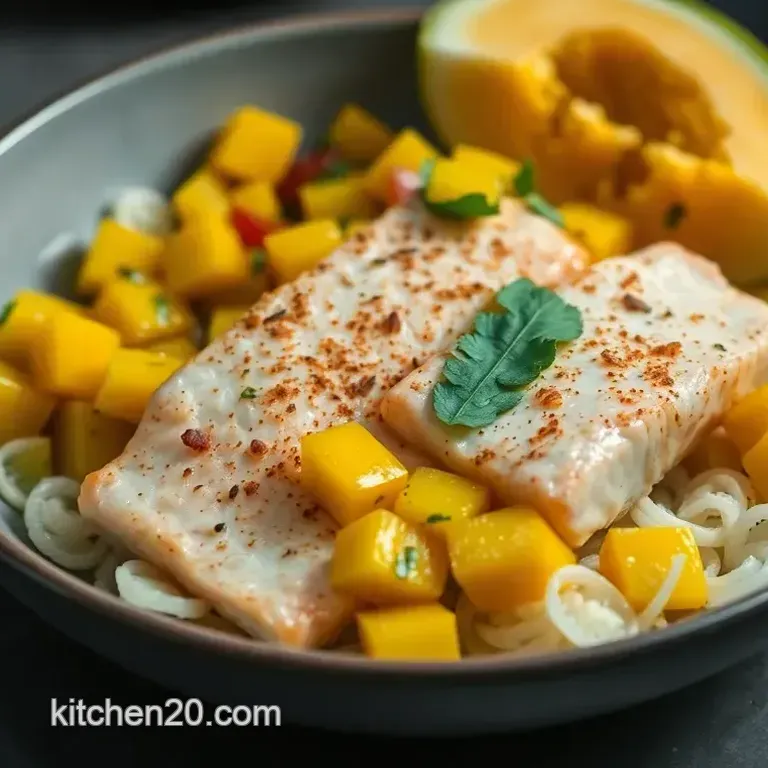 Easy Zesty Salmon with Mango Salsa: A Tropical Delight for Dinner