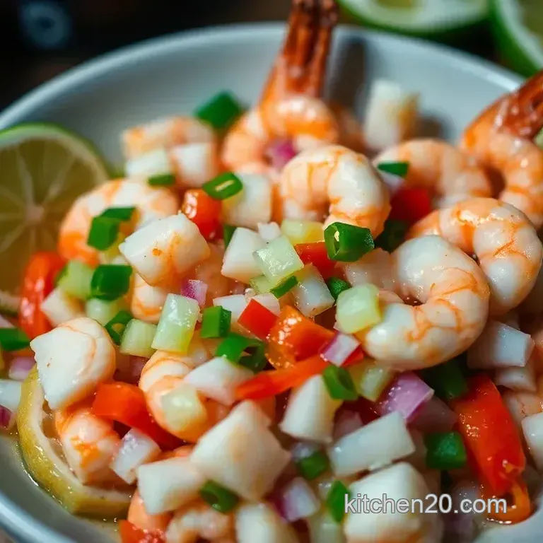 Zesty Shrimp Ceviche: A Taste of the Coast