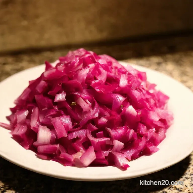 Zingy Quickpickled Red Onions the Brits Secret Weapon presentation